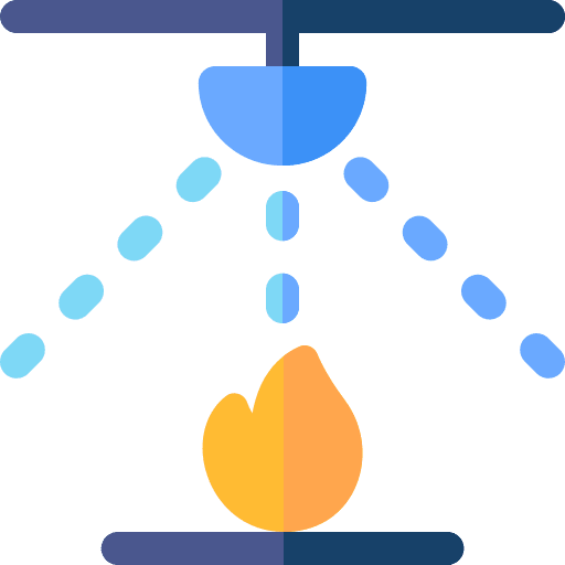 Sprinkler security smoke detector sprinkler icon