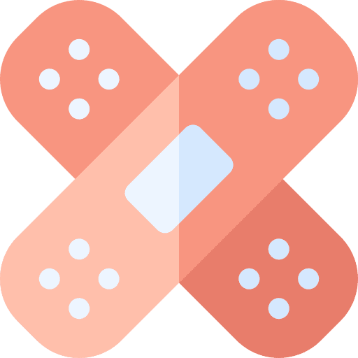 Band aid healing bandage healthcare and medical icon