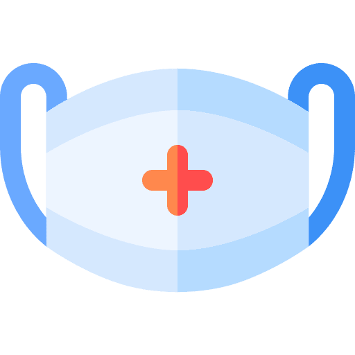 Medical mask virus medical mask coronavirus icon