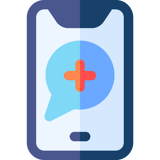 Smartphone mobile phone phone receiver communications icon