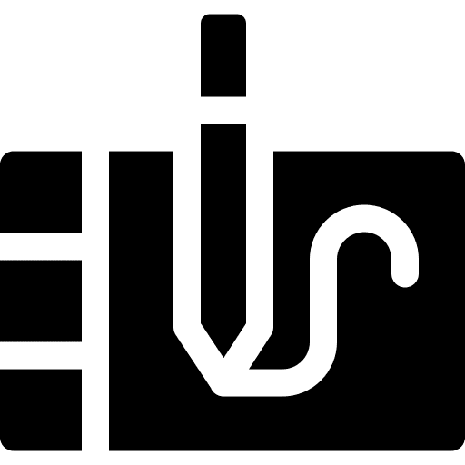 Graphic tablet electronics graphic design device icon