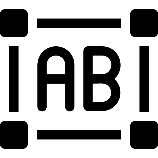 Text field text field text edition typography icon