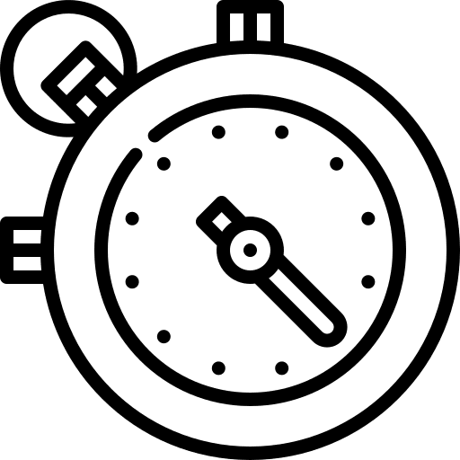 Stopwatch hours time time and date icon