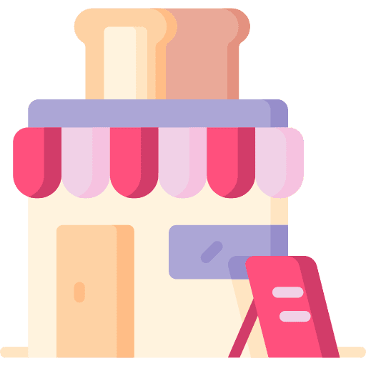 Bakery shop coffee shop shop bread icon