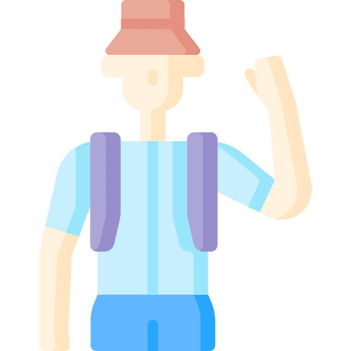 Tourist user traveller avatar icon