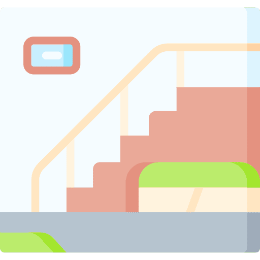 Stairs street staircase urban icon