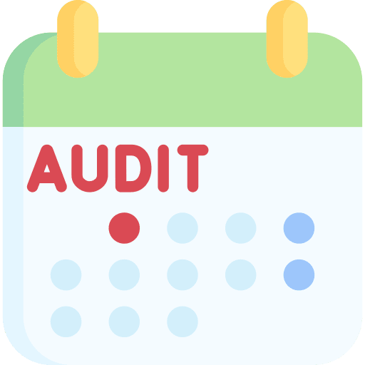 Calendar organization events date icon