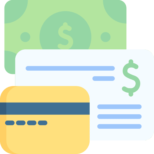 Finances coins business and finance money icon