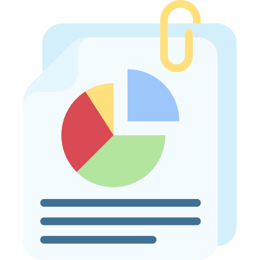 Report business report attached file report icon