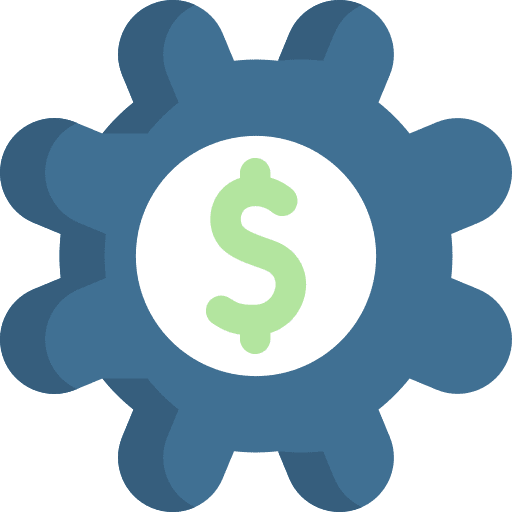 Business operations management business icon