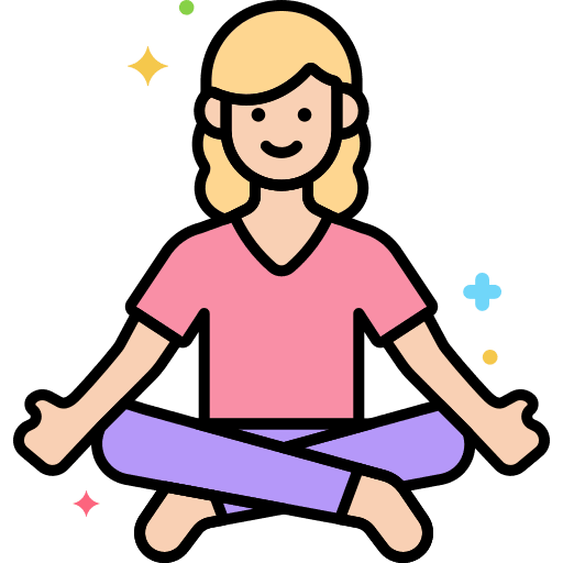Stress management stress management meditate wellness icon