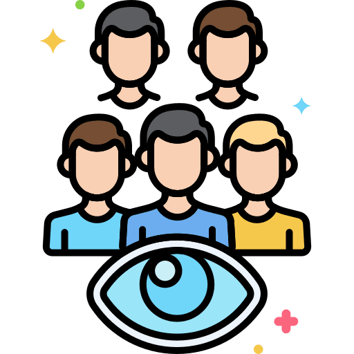 Vigilance vigilance healthcare and medical surveillance icon