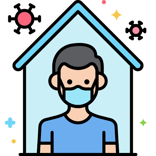 Isolation quarantine isolation healthcare and medical icon