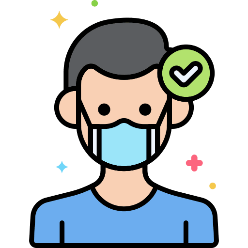 Masks new normality mandatory post icon