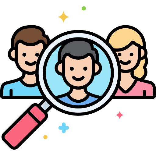 Planing staff replacement shift icon