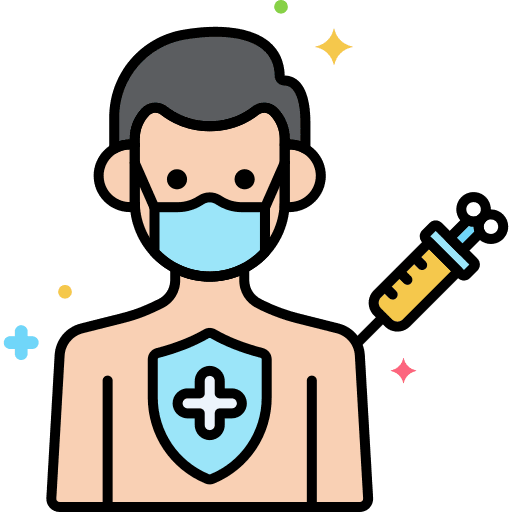 Immunization epidemic prevention covid immune system icon