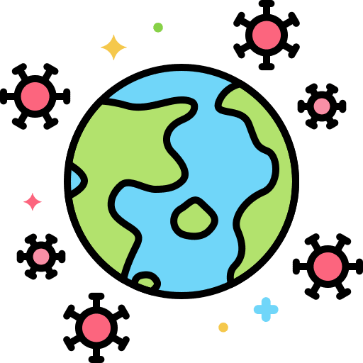 Pandemic medical virus healthcare and medical icon