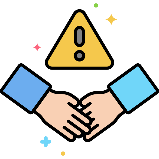 Contacts limited contact safety icon