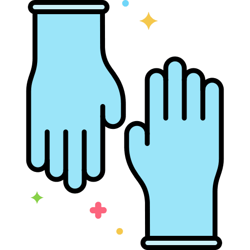 Protective gear protection protective glove icon