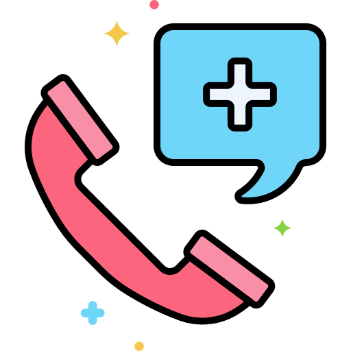 Telemedicine medical app telemedicine online icon