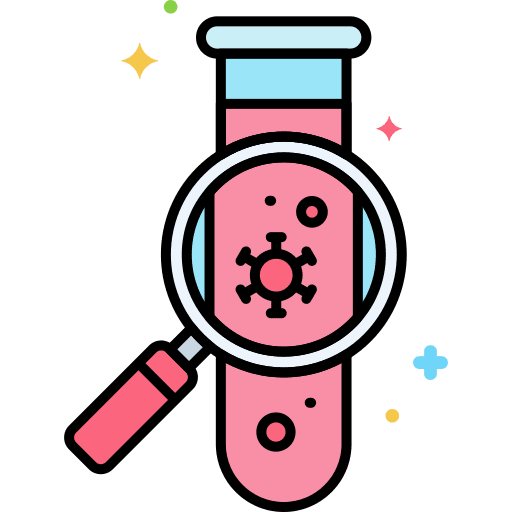 Tests healthcare and medical covid epidemic prevention icon