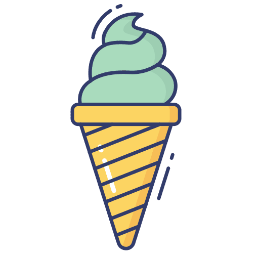 Ice cream food and restaurant ice cream sweet icon