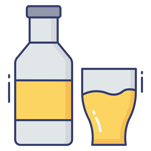 Juice bottle juice bottle orange juice food and restaurant icon
