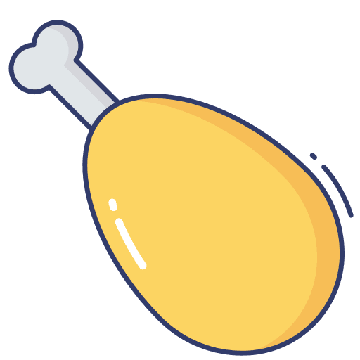 Chicken roast chicken fried chicken food and restaurant icon