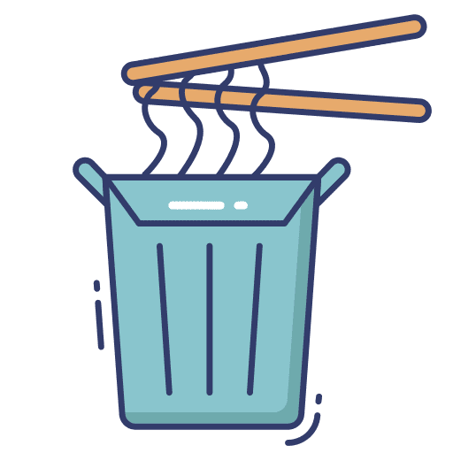 Chinese food sticks chinese food take away icon