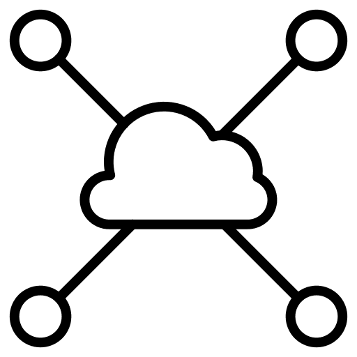 Cloud data ui connection icon