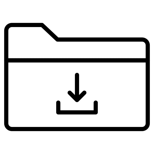 Folder storage files and folders folder icon