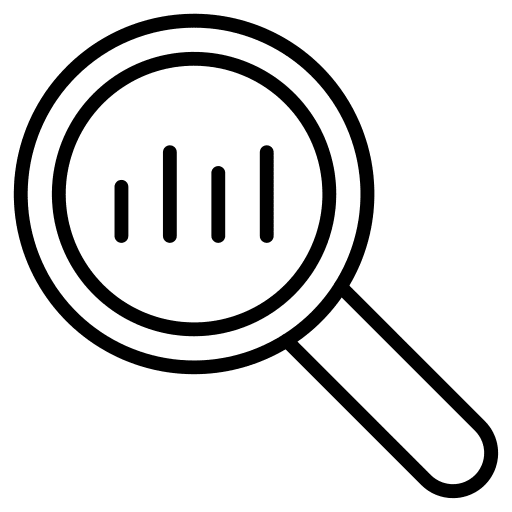 Magnifying glass loupe magnifying glass ui icon