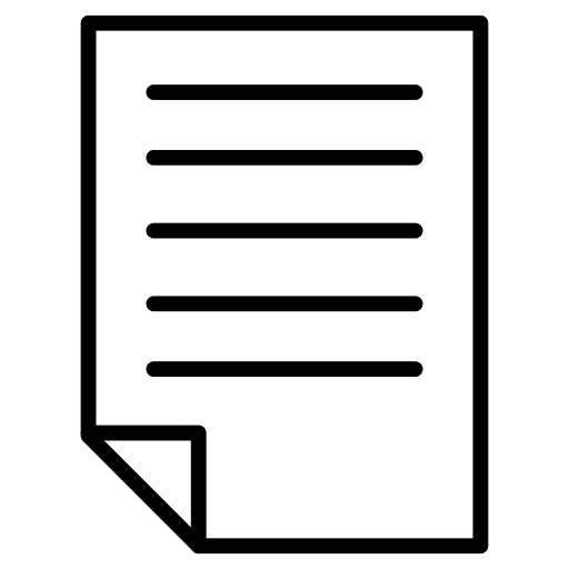 Page sheet files and folders document icon