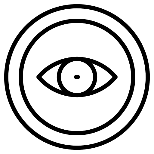Circle watching ui search icon