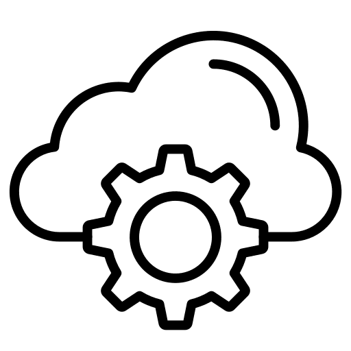 Cloud ui configuration cogwheel icon