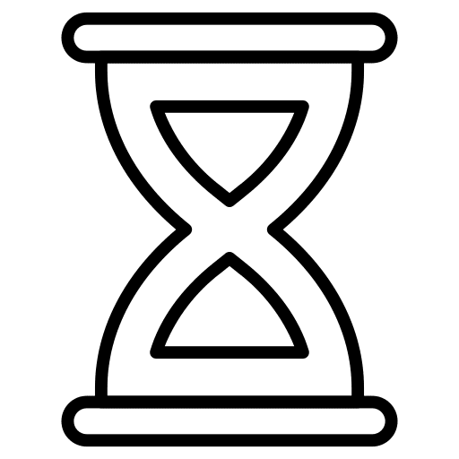 Sand clock hourglass clock sand clock icon