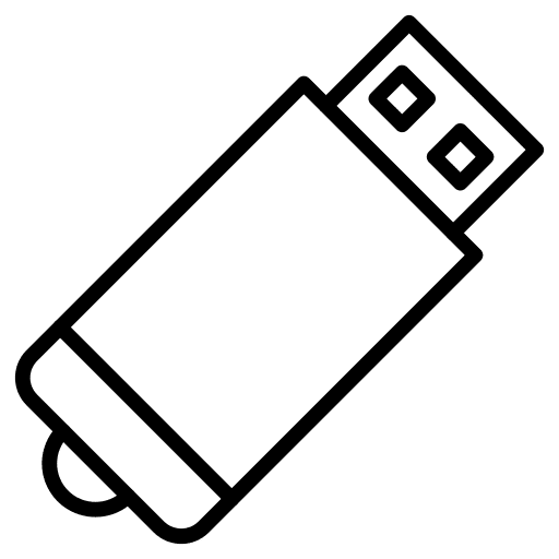 Usb flash drive usb data storage icon