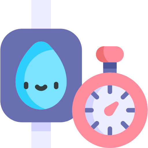 Water control smart technology water control monitor icon