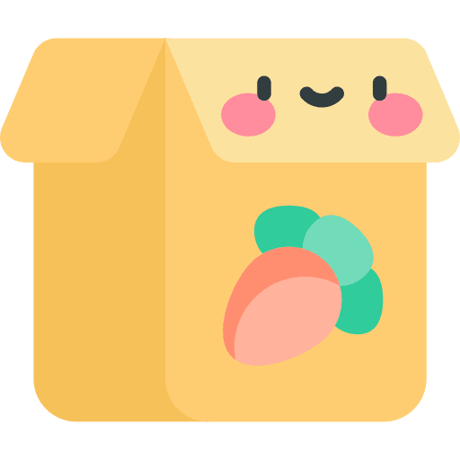 Box carrot farming and gardening box icon