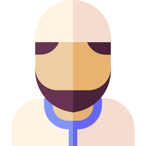 Muslim muslim beard man icon