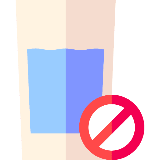 No water ramadan fasting forbidden icon