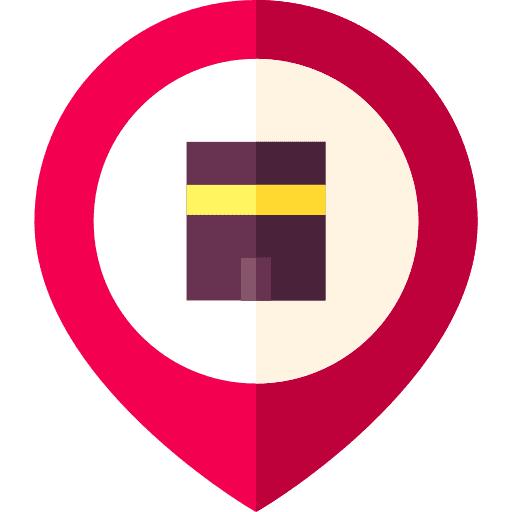 Qibla islamic placeholder kaaba icon