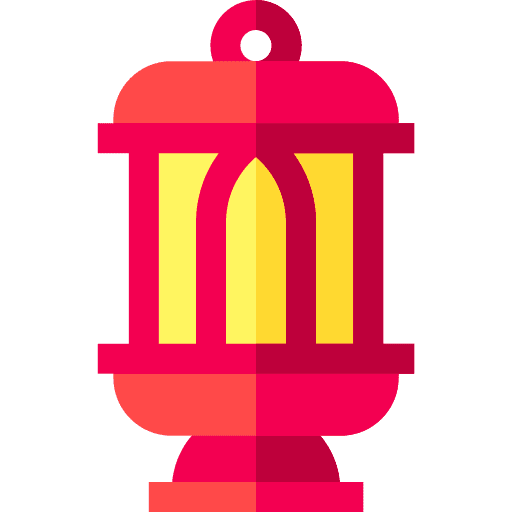 Oil arab oil lamp cultures icon