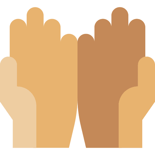 Praying cultures praying hands icon