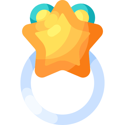 Baby rattle children childhood sound icon