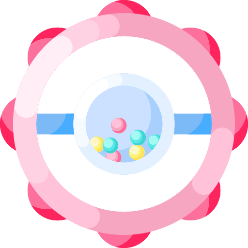 Baby rattle kid and baby childhood baby icon