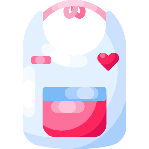 Baby bib baby clothing apron kid and baby icon