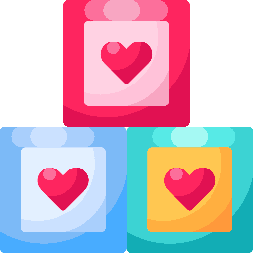 Cubes shape cube childhood icon