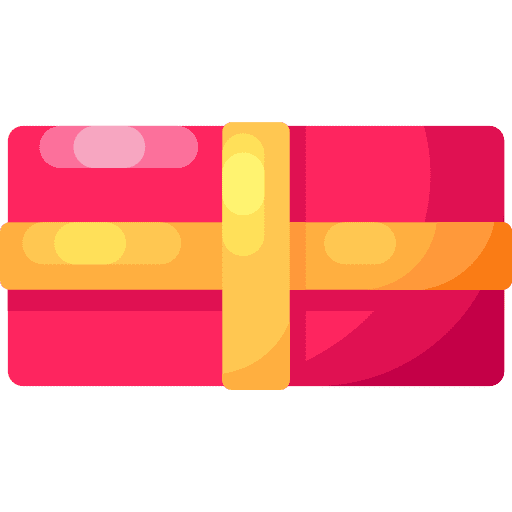 Gift box box present birthday and party icon