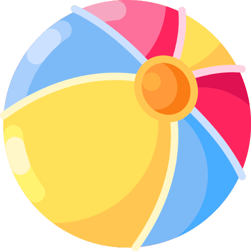 Ball kid holidays summer icon